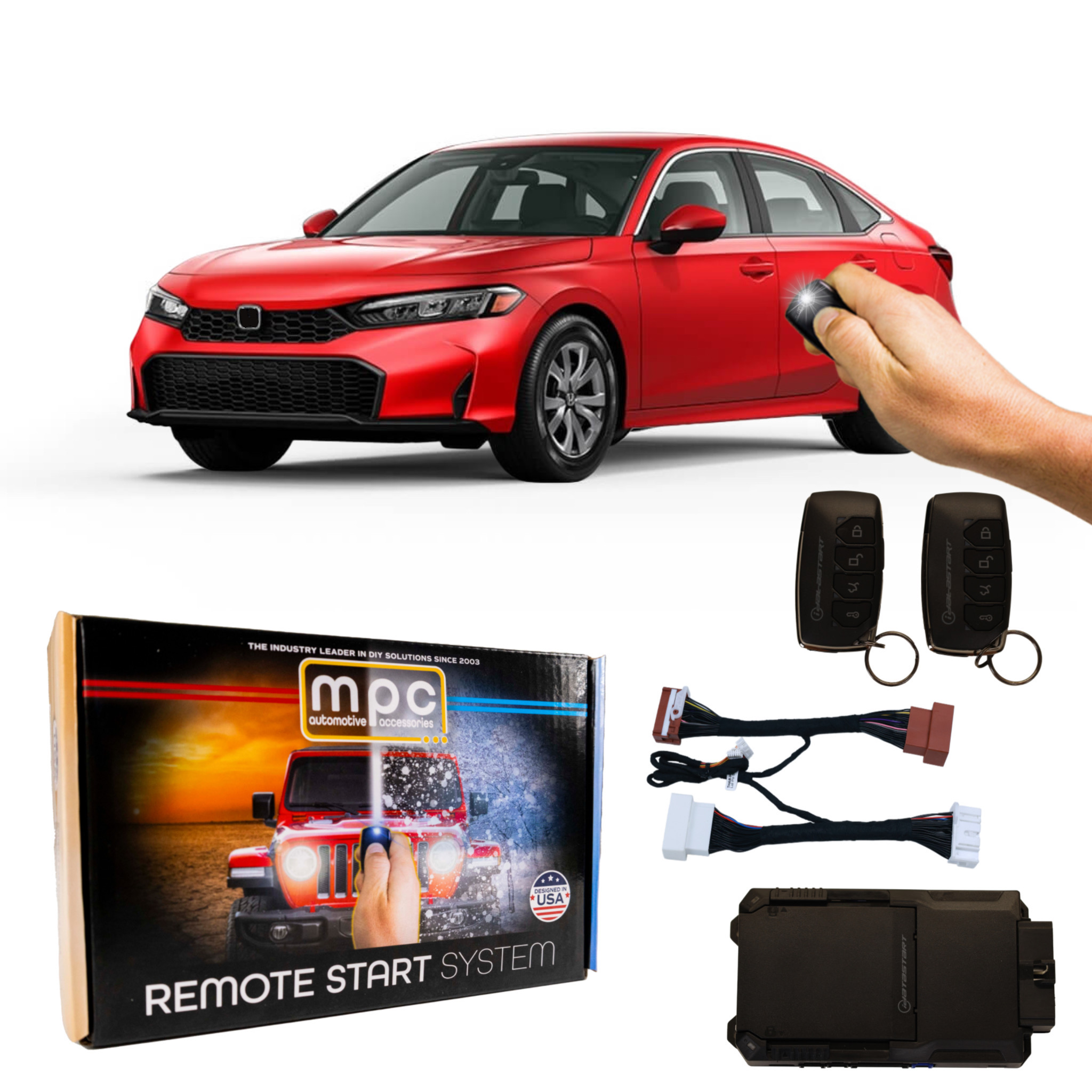 Fernstart Kits für 2022-2025 Honda Civic - Push-to-Start - Gas - Bild 10 von 10